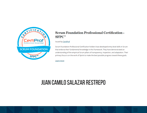Scrum Foundation Professional Certification